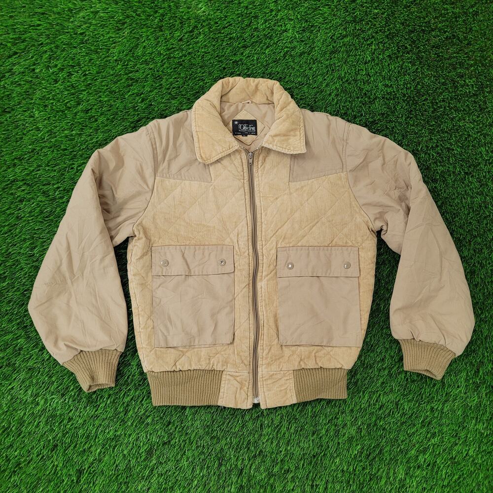 Vintage 80s Western Cowboy Corduroy Jacket M/L 22x26 Cropped